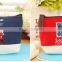 Fancy Promotion gift cute canvas Zipper Mini Coin Purse wallet UK flag bus postage stamp printed cotton Coin Purse Wholesale