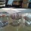 Kitchen & Bathroom Glassware Square Or Round Shape Clip Seal Glass Storage Jars