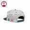 3D embroidery stars snapback / flat brim hat/custom 5 panels adjustable hats