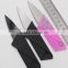 OEM multifunction stainless steel folding credit card knife