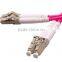 LC to LC Optical Fiber Patch Cable Duplex LSZH Jacket OM4 Patch Cord,lc om4 duplex 2.0mm fiber optical patch cord