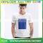 New design mens 65% cotton 35% polyester short sleeve prined english letter t-shirt