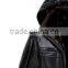 Mens Hooded Fur Leather Winter Coats Vintage Fashion