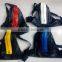 Men's Real Leather Blue Stripes Jock Strap Brief G-String Thong Underwear