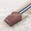 Wholesale men's twin color woven stretch belt