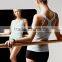 Nice design fitness ladies padded yoga tank tops dry fit sports wear