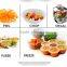 Silicone Baby Food Storage freezer tray container with clip-on lid,silicone storage container for hom