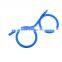 glasses shaped drinking straw / Glasses Drinking plastic Straw / glasses shaped straw
