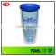 bpa free 24oz double wall plastic tumbler with sliding lid