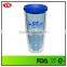 24oz double wall plastic orbit tumbler with lid