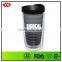 16oz double wall plastic wholesale souvenir cups