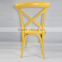 2015 Year Hot sale Cross Back Wood Chair X Back Chair,Modern Colorful wooden cross back dining chair home furniture