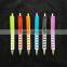 Plastic ball pen with creative window barrel with big clip