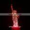 Customized design acrylic 3D display table lamp with night lighting