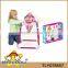 Doll plastic baby racking bed set for kids have fun