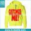 2016 no Minimum Promotional Customized Zip up Cotton Hoodies LCTH-001