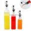 Hot sale clear 250ml glass oil bottle Set With S/S Spout