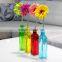 Zibo glasslucky hotsale cheap painted glass vase home decorative
