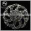 Good quality NK026 metal flower lead free metal shank rhinestone buttons