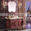 Antique bathroom vanity foshan furniture with marble top and mirror WTS309