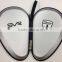 Looks ! silver PU good pingpong pad carrying eva case