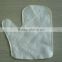 White Nonwoven Cloth Duster Cleaning Mitt Glove