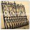 Indoor/outdoor cast iron balcony railing design for sale