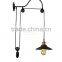 Manufacturer's Premium Wheel Wall Lamp Adjustable Wall Sconce Loft Coffe Wall Light