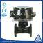 Straight through pneumatic diaphragm valve