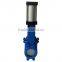 flanged pn16 titanium pneumatic knife gate valve 4''