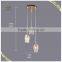 Wholesale and Retail Cheap Pendant Light Modern Square Glass Dining Lighting, French Gold Glass Pendant Light for Dining