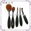 Special oval makeup brush holder 5pieces toothbrush BB cream plastic handle make up brushes oval foundation makeup brush set