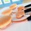 2017 Hot Sale 10pcs Cosmetic Brush Foundation Oval Makeup Brush Set