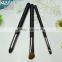 Goat hair wooden smokey eye 3pcs brush set