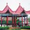 glorious Chinese gate with red colorful roof tiles professional factory supplier