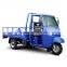 three wheel motor tricycle with half closed cabin for cargo