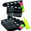 3 in 1 film shape multicolor highlighter promotion novel promotional articles Stationery business plan/Five point shape highligh