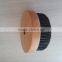 wood shoe brush with horse hair