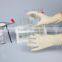 Common use Short black latex industrial gloves cheap work gloves latex with veins