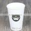 Disposable paper cup printed logo compostable coffee cup