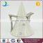 Silver plated ceramic coffee set with diamond