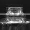 Boston round clear empty glass bottle factory price