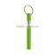 Colorful promotional mini pen plastic ball pen with metal ring