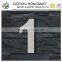 2D Stainless steel Letter sign, house number