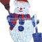 LED holiday decorative Christmas led 3D snowman light