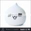 Cute Waterdrop LED Multicolor Silicone Lamp, Sensitive Tap Control warm White & 7-Color Breathing powered by 3 AAA Battery
