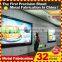 outdoor scrolling battery powered light box menu board