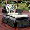 Latest design outdoor rattan patio sofa PE wicker garden sofa set