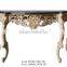 French Style Reproduction Living Room Furniture Console Table With Wood Top