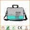 13-Inch Turquoise Mint Green Grey Chevron Elephant Neoprene Laptop Sleeve Case Bag Handbag with Extra Side Pocket